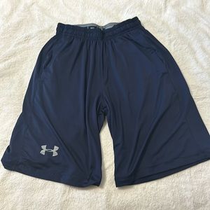Navy Blue UA shorts. Size S
